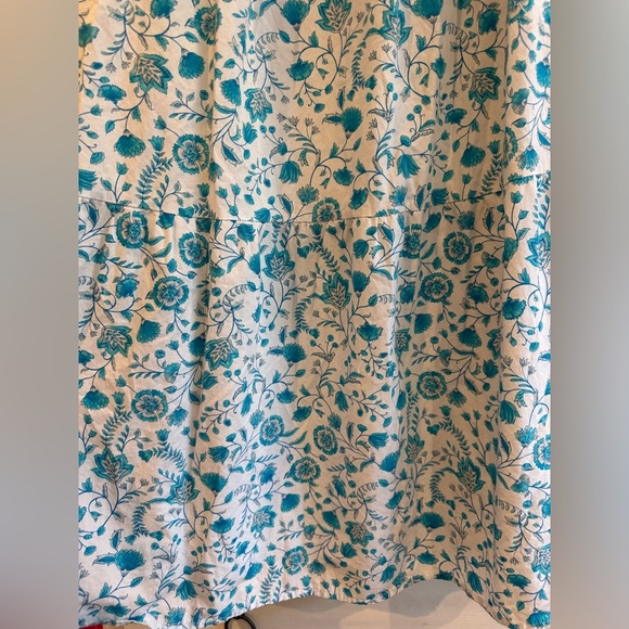 Draper James Blue and White Floral Midi Dress, Small - Picture 7 of 16